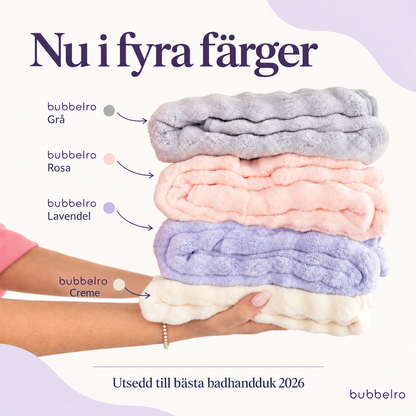 Bubbelro – badhanddukar (4-pack)