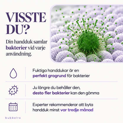 Bubbelro – badhanddukar (4-pack)