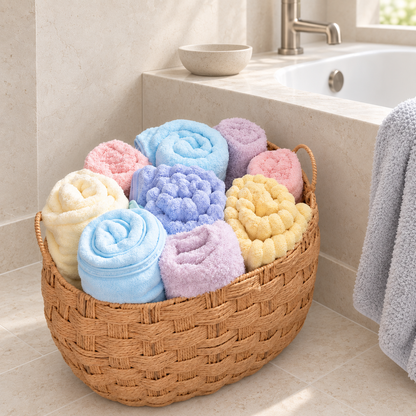 Bubbelro – badhanddukar (4-pack)